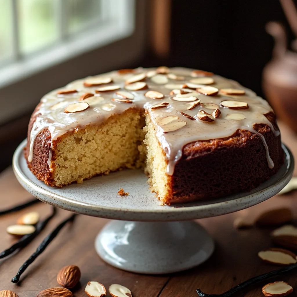 Vanilla Almond Pound Cake