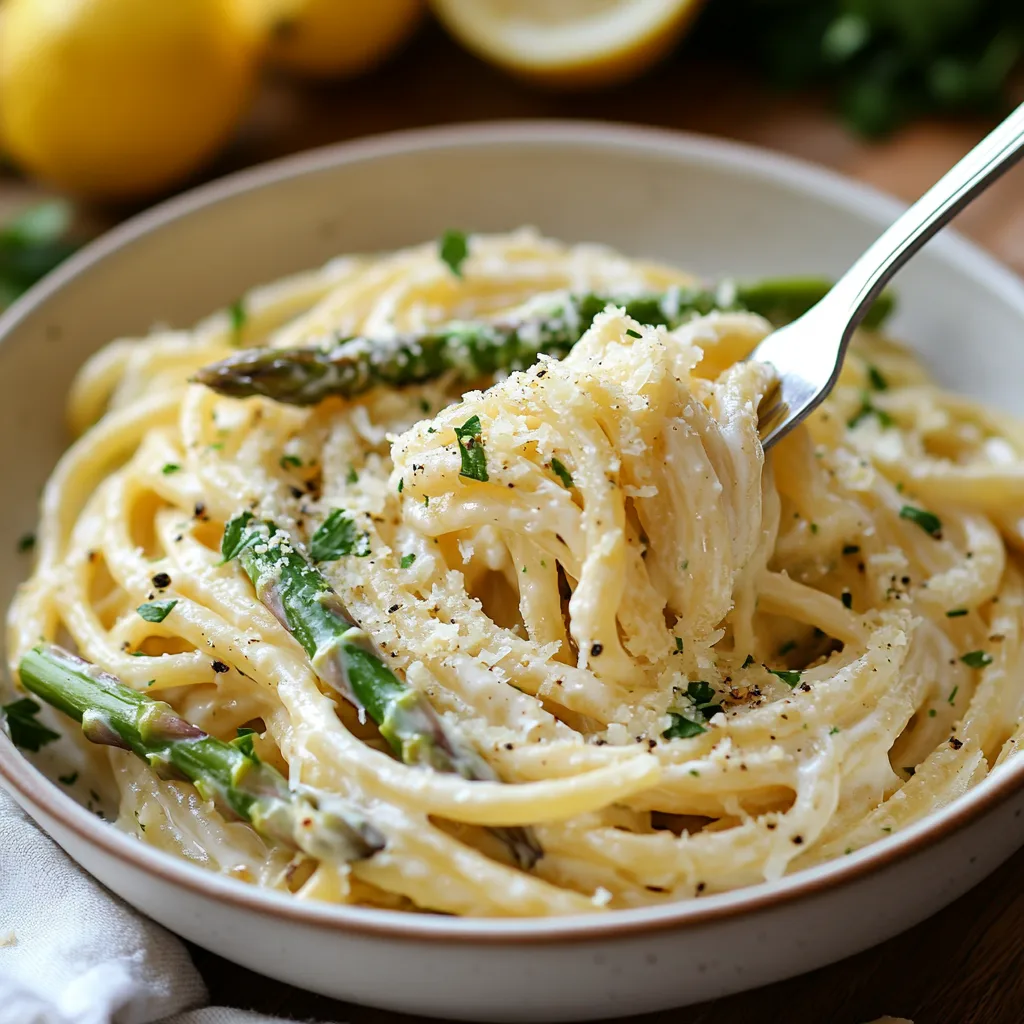 Lemon Asparagus Pasta