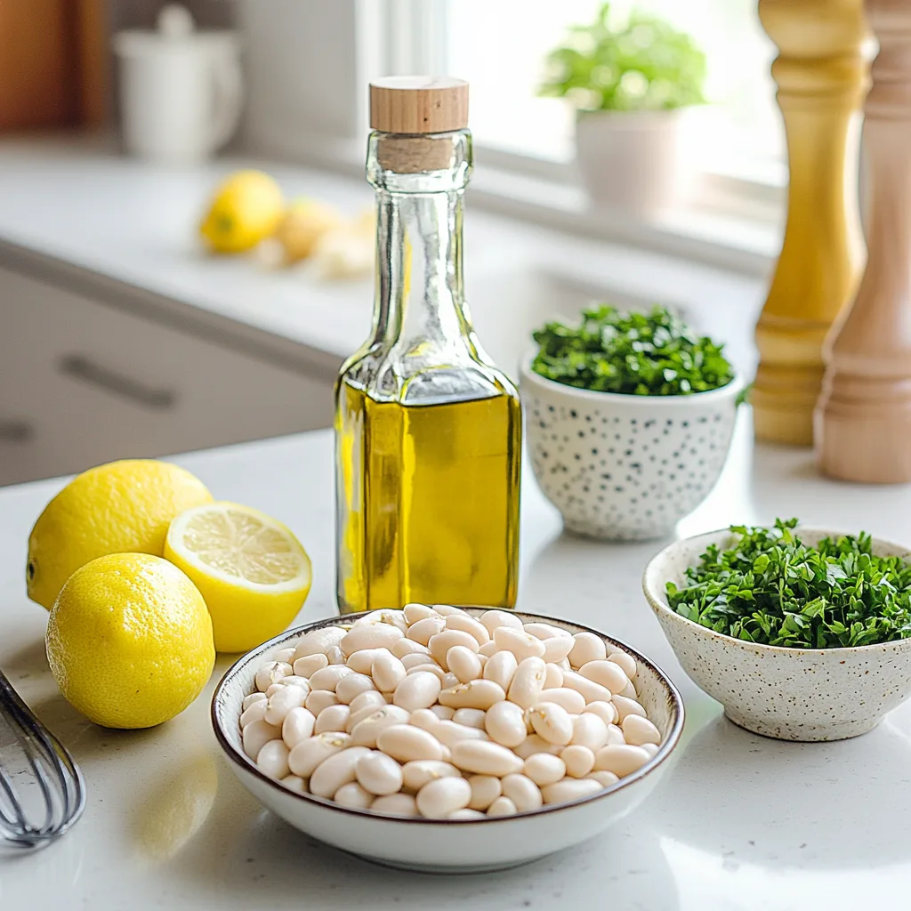 Marinated White Beans Olive Oil Toast