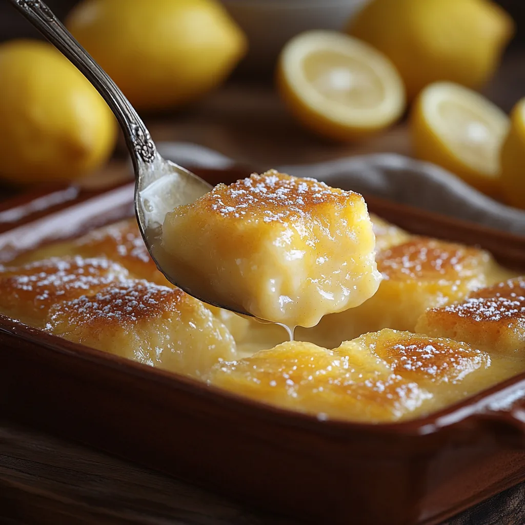Self Saucing Lemon Pudding