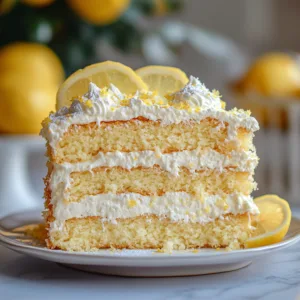 Italian Lemon Cream Cake