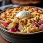 Rhubarb Dump Cake