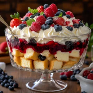 Mixed Berry Trifle