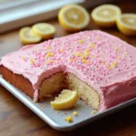 Pink Lemonade Sheet Cake