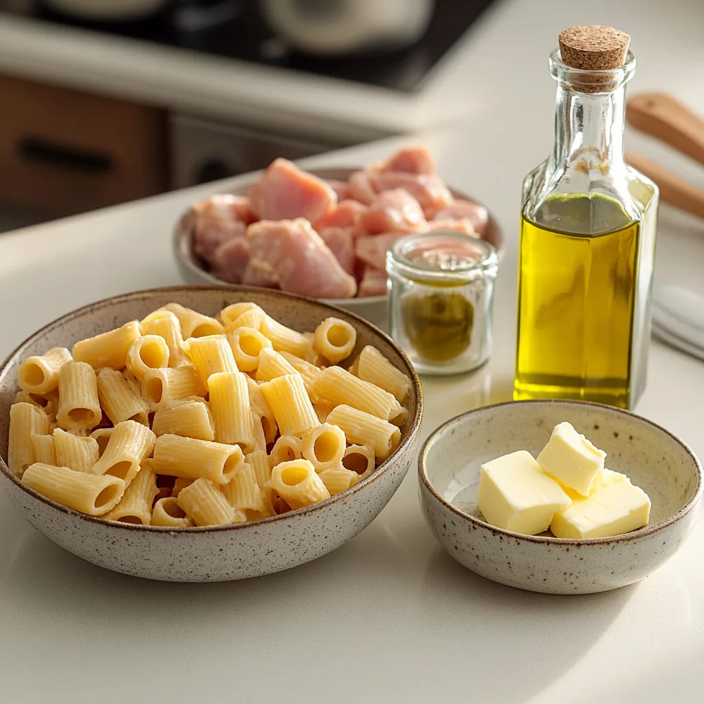 Chicken Rigatoni Alfredo