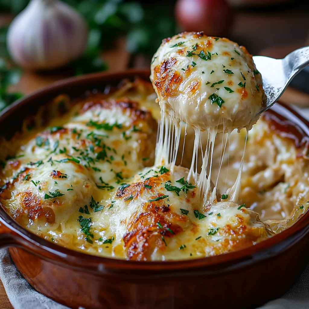 French Onion Chicken Bake
