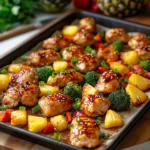 Hawaiian Chicken Sheet Pan
