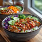 Korean BBQ Chicken Bowls