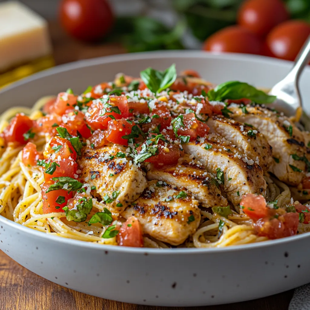 Bruschetta Chicken Pasta