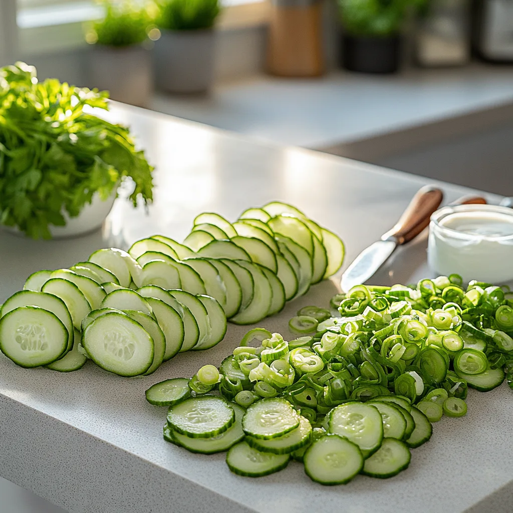 Creamy Sushi Cucumber Salad