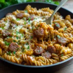 Honey BBQ Sausage Pasta