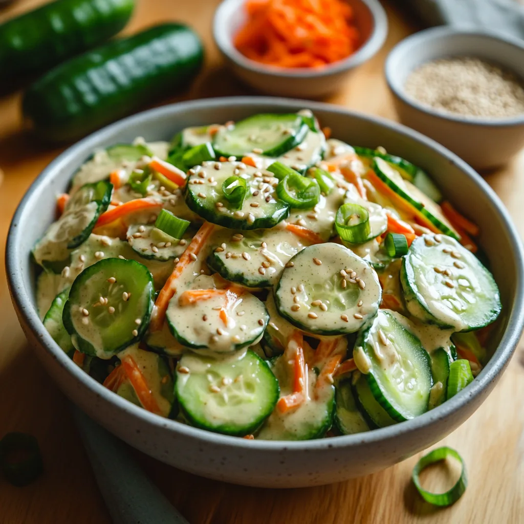 Creamy Sushi Cucumber Salad
