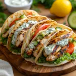 Greek Chicken Gyros