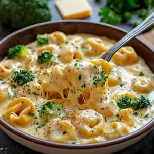 Cheesy Chicken Broccoli Tortellini