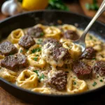 Creamy Cowboy Butter Tortellini Steak Bites