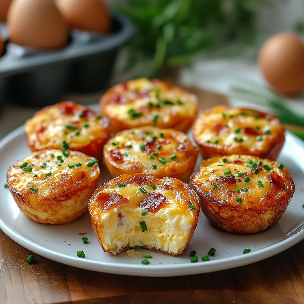 Copycat Starbucks Style Turkey Bacon Gruyère Egg Bites