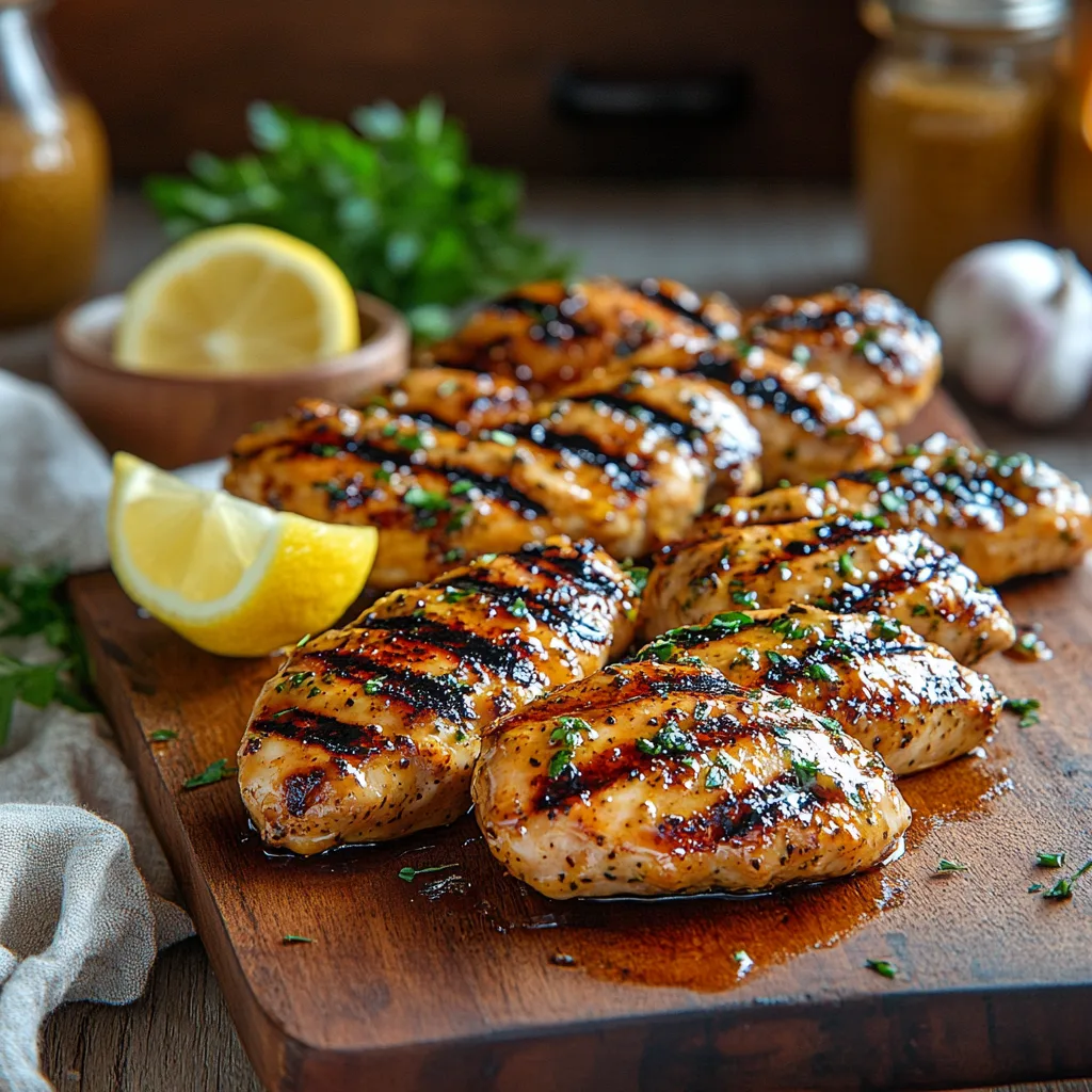 Grilled Honey Mustard Chicken Tenders